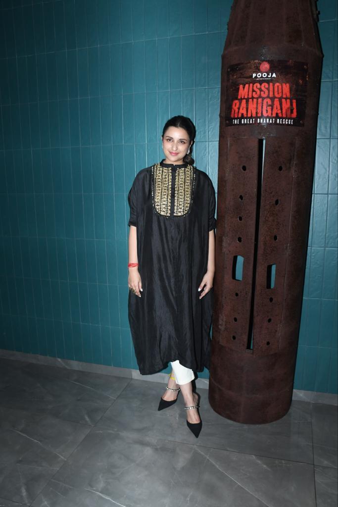 Priyanka Chopra was out and about promoting her upcoming film 'Mission Raniganj'